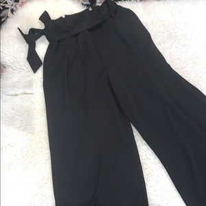 Wide leg trousers